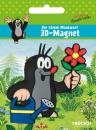 3D magnet The little mole with flower